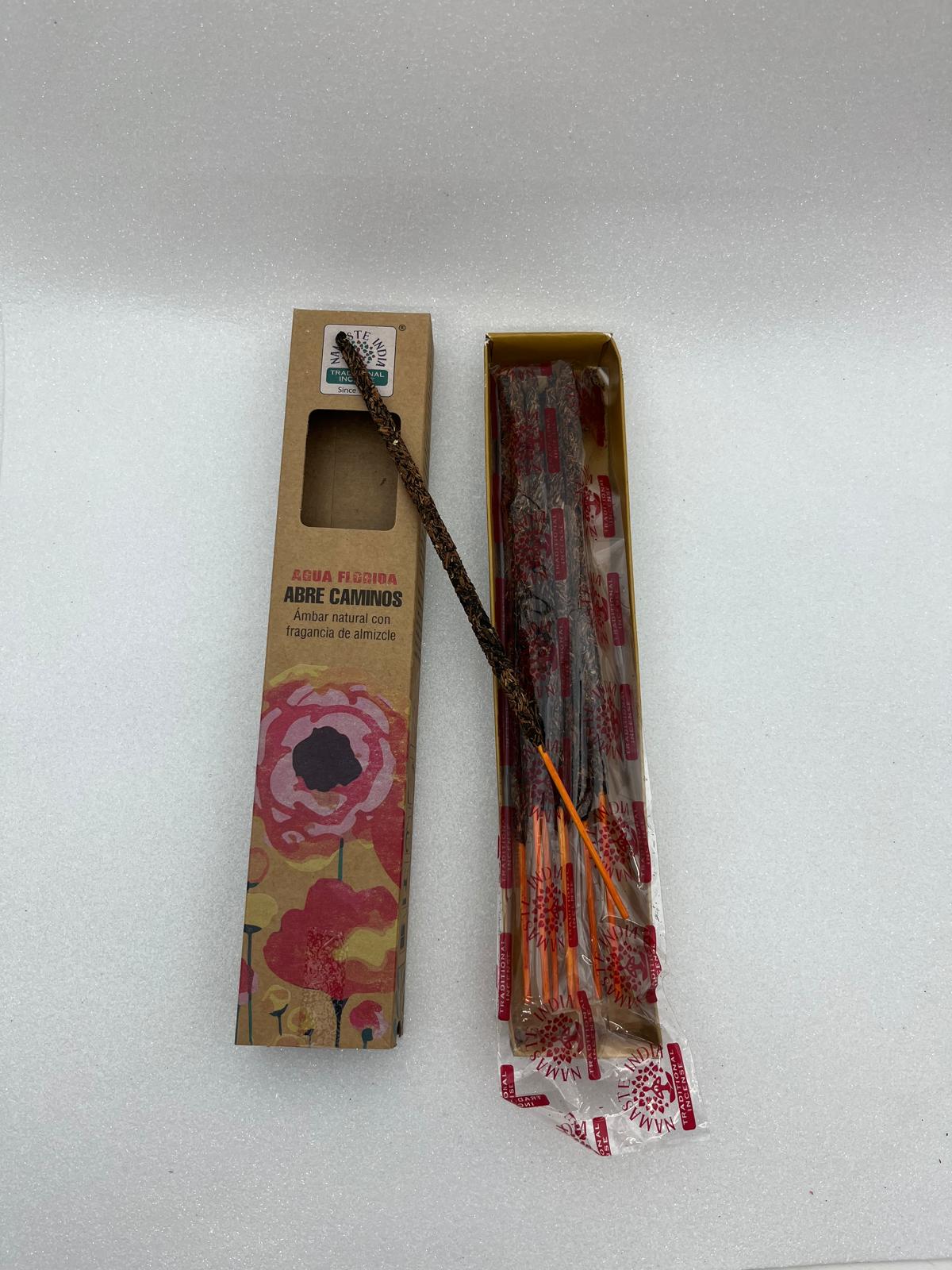 INCIENSO AGUA FLORIDA ABRE CAMINOS ámbar almizcle