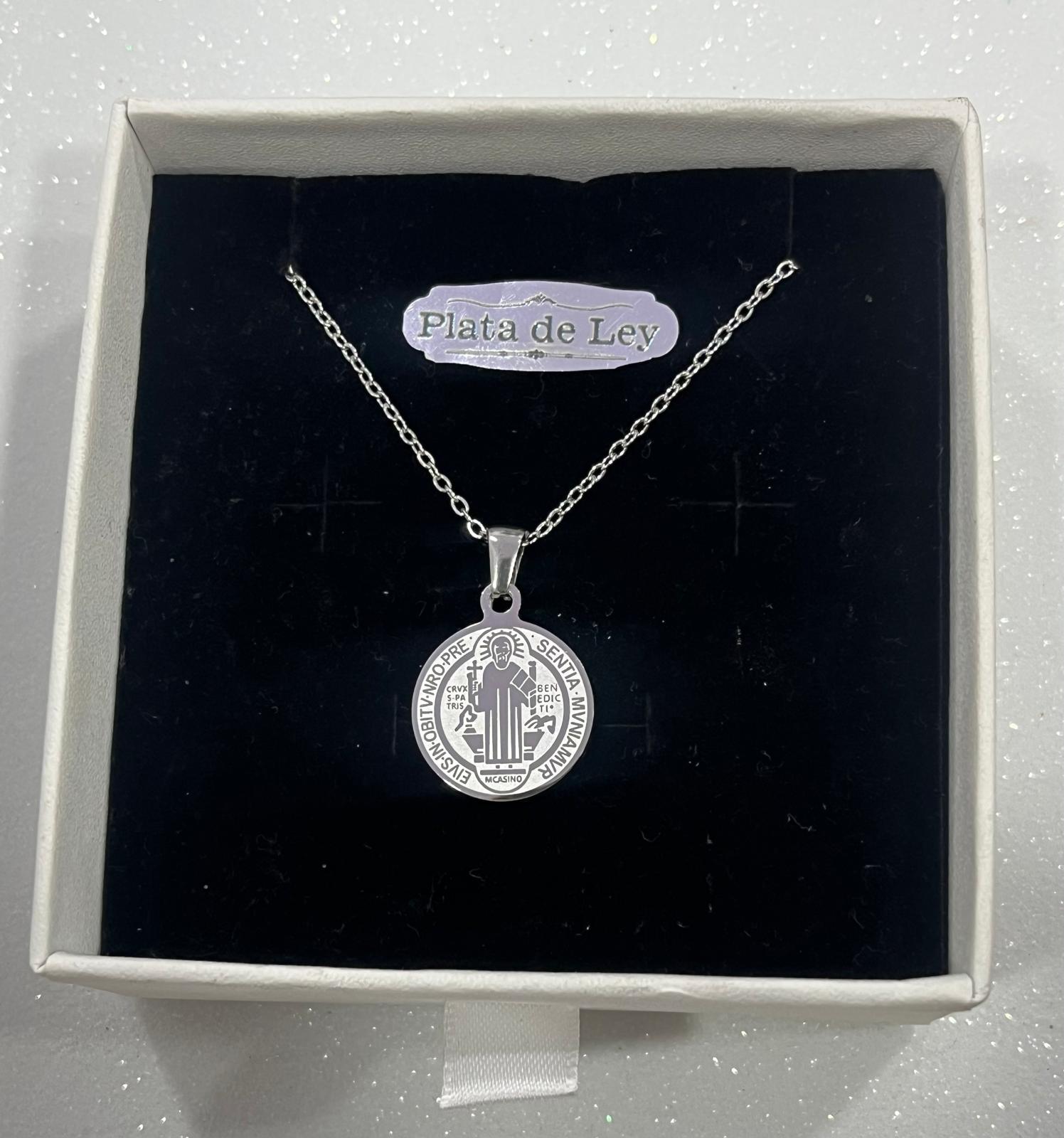 Collar Medalla San Benito