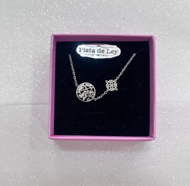 Pulsera Doble Protecciòn nudo bruja y tetragrama